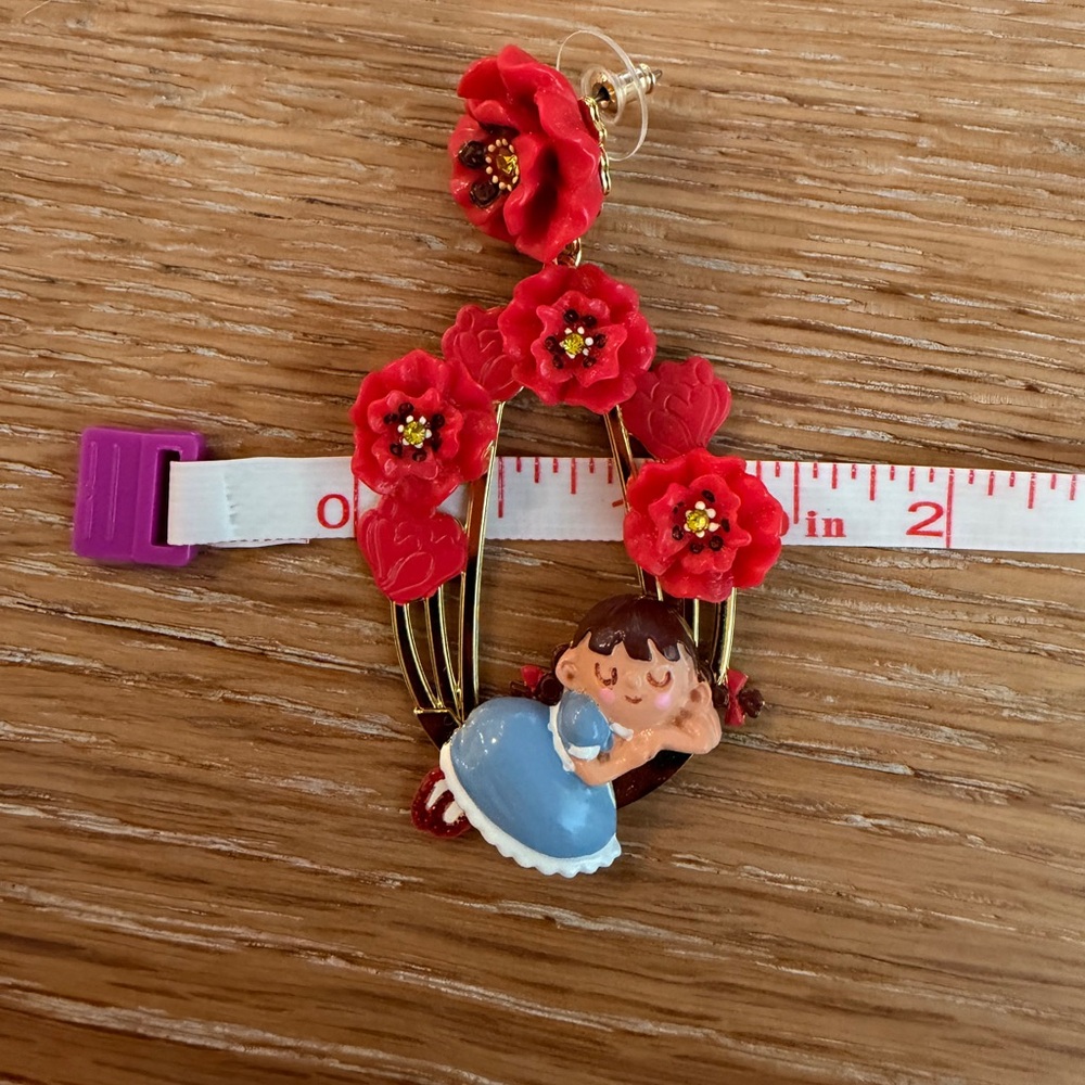 Les Nereides N2 Wizard of Oz Dorothy Earrings | NWT - Picture 7 of 8